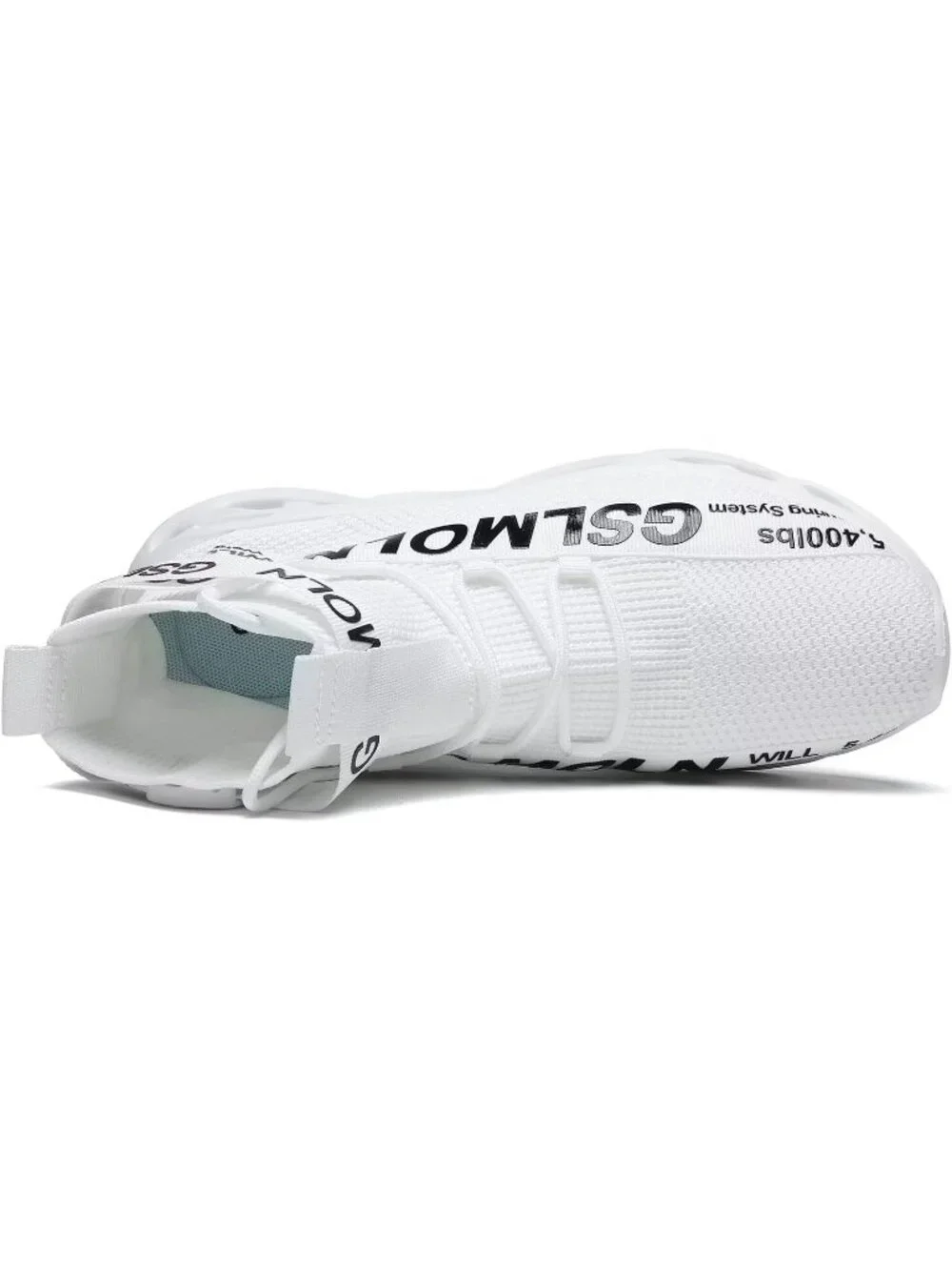🆕Men White 1 High Top Sneakers Breathable Gym Athletic Running Walking Tennis
